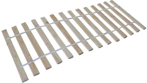 WOOOD Lattenrol Bodem zonder Lint Hout 2x200x80