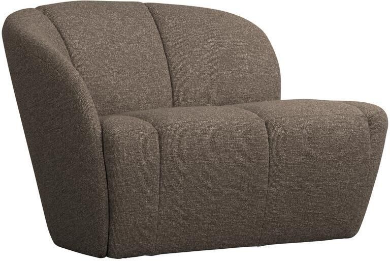 Woood Mojo 2-Zits Bankje Links Bouclé Bruin Melange 73x112x77