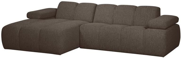 Woood Mojo Chaise Longue Bank Links Bouclé Bruin Melange