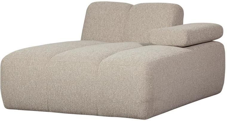 Woood Mojo Chaise Longue Elementenbank Rechts Bouclé Beige