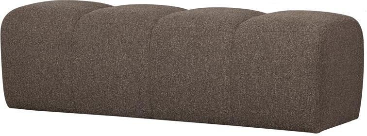 Woood Mojo Eetbankje 164 cm Mojo Bouclé Bruin Melange 49x164x45