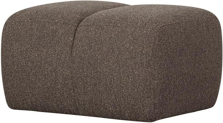 Woood Mojo Poef Bouclé Bruin Melange 80x60x45
