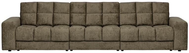 Woood Second Date 3-zits Bank Structure Velvet Bonsai