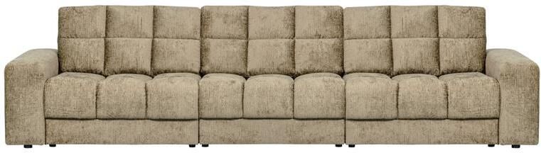 Woood Second Date 3-zits Bank Structure Velvet Wheatfield