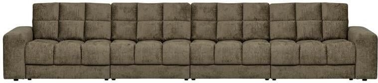 Woood Second Date 4-zits Bank Structure Velvet Bonsai