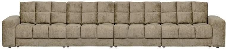 Woood Second Date 4-zits Bank Structure Velvet Wheatfield