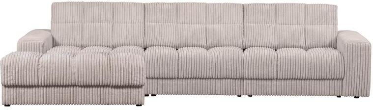 Woood Second Date Chaise Longue Links Grove Ribstof Naturel