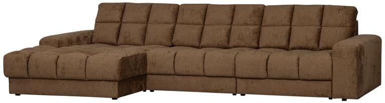 Woood Second Date Chaise Longue Links Structure Velvet Brass