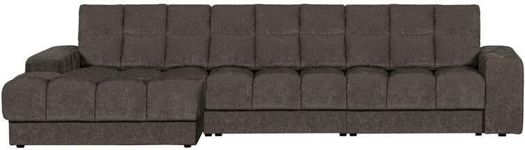 Woood Second Date Chaise Longue Links Vintage Warm Grijs