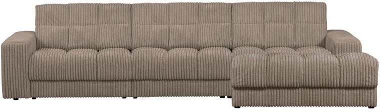 Woood Second Date Chaise Longue Rechts Grove Ribstof Mud