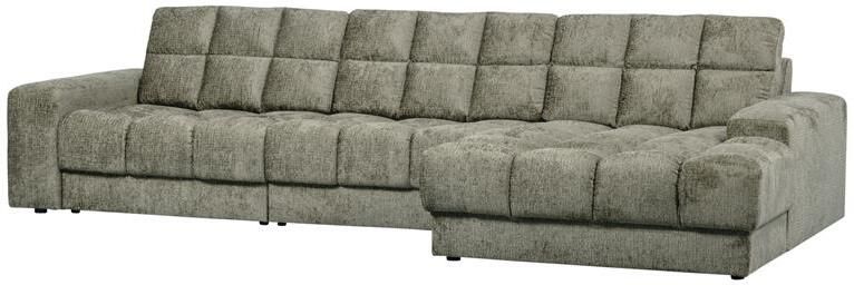 Woood Second Date Chaise Longue Rechts Structure Velvet Frost