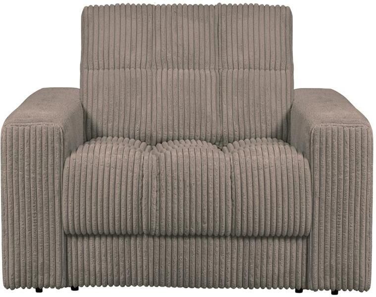 Woood Second Date Fauteuil Grove Ribstof Mud