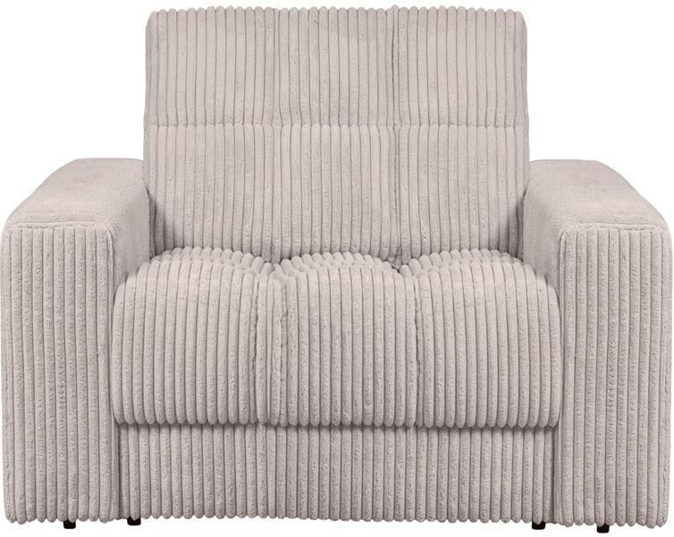 Woood Second Date Fauteuil Grove Ribstof Naturel