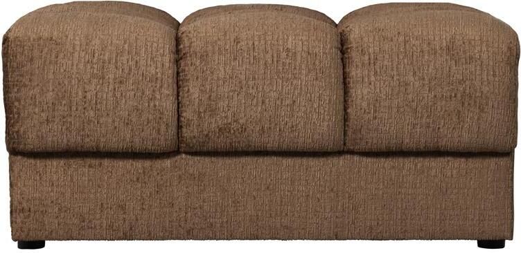 Woood Second Date Hocker Structure Velvet Brass