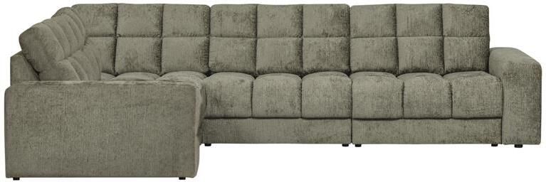 Woood Second Date Hoekbank Links Structure Velvet Frost