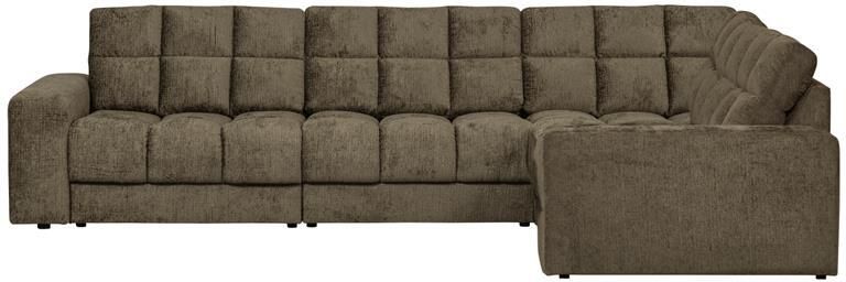 Woood Second Date Hoekbank Rechts Structure Velvet Bonsai