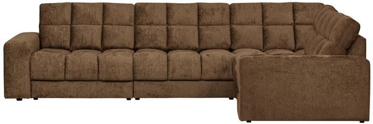 Woood Second Date Hoekbank Rechts Structure Velvet Brass