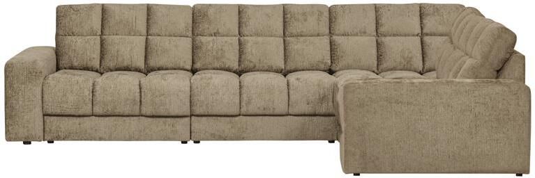 Woood Second Date Hoekbank Rechts Structure Velvet Wheatfield