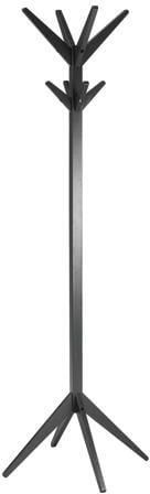 WOOOD Studio Staande Kapstok Berken Zwart 178x45x45 - Foto 3