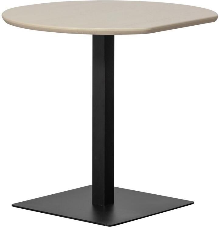 Woood Tablo Bistro Tafel Eindstuk Vingerlas- Eiken Dakargrau 80x74