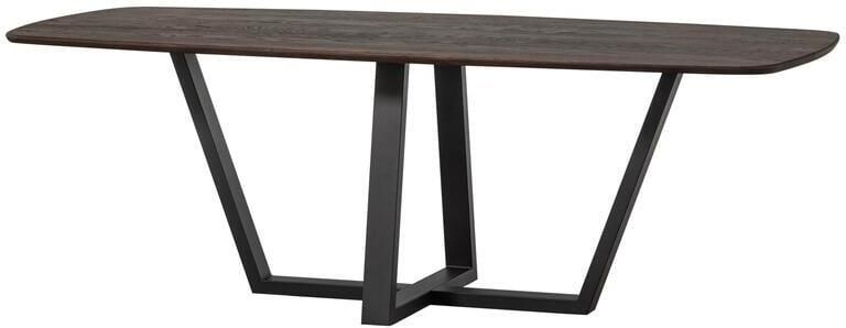 Woood Tablo Eettafel Deens Doorgaande Lamel Eiken Mystic Brown 220