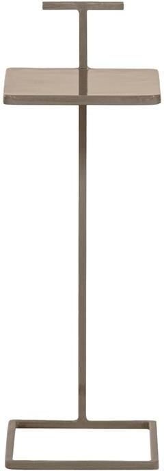 WOOOD Toste Bijzettafel Metaal Donker Zand 64x22x22 cm - Foto 2