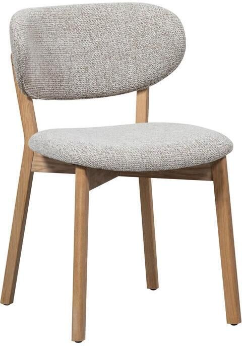 WOOOD Udar Eetkamerstoel Houte Frame Polyester Naturel 82x51x60 - Foto 2