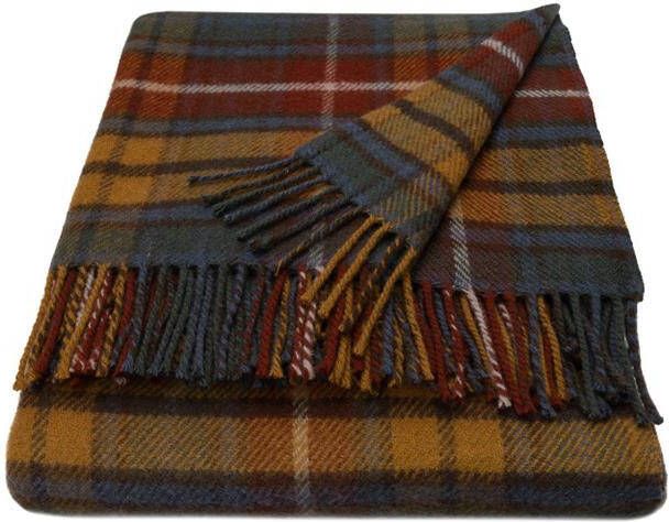 WOOOL Deken TARTAN (Antique Buchanan) | 150x183cm