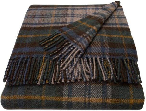 WOOOL Deken TARTAN (Antique Dress Gordon ) | 150x183cm