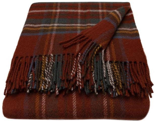 WOOOL Deken TARTAN (Antique Royal Stewart) | 150x183cm