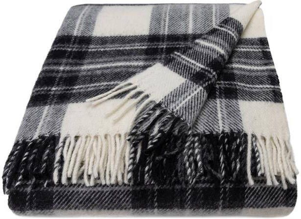 WOOOL Deken TARTAN (Grey Dress Stewart) | 150x183cm