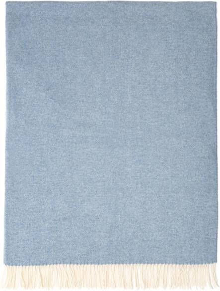 WOOOL Plaid MERINO Lichtblauw (200x140cm)