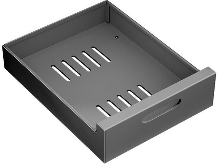 XIVADA Keukenkast organizer Schuiflade Aluminium 25 cm Zwart