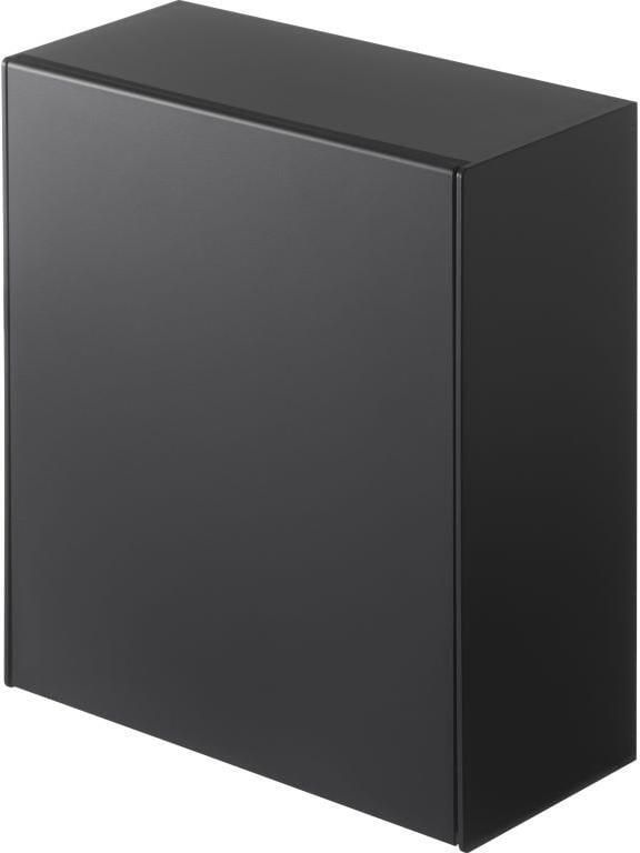 Yamazaki Zelfklevend Badkamer Prullenbakje Tower Zwart