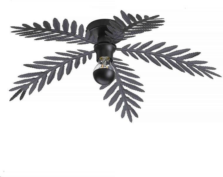 Ylumen Plafondlamp Palm 5 bladen Ø 60 cm zwart - Foto 2