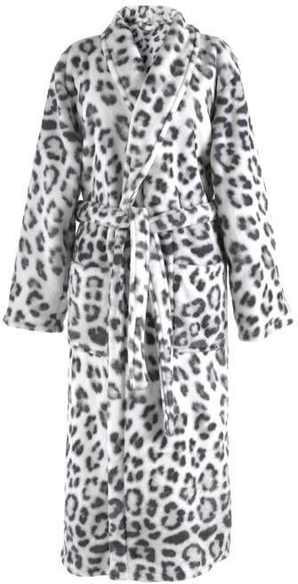 ZoHome Zo Home Flanel Fleece Badjas Snow Leopard grey XL - Foto 1