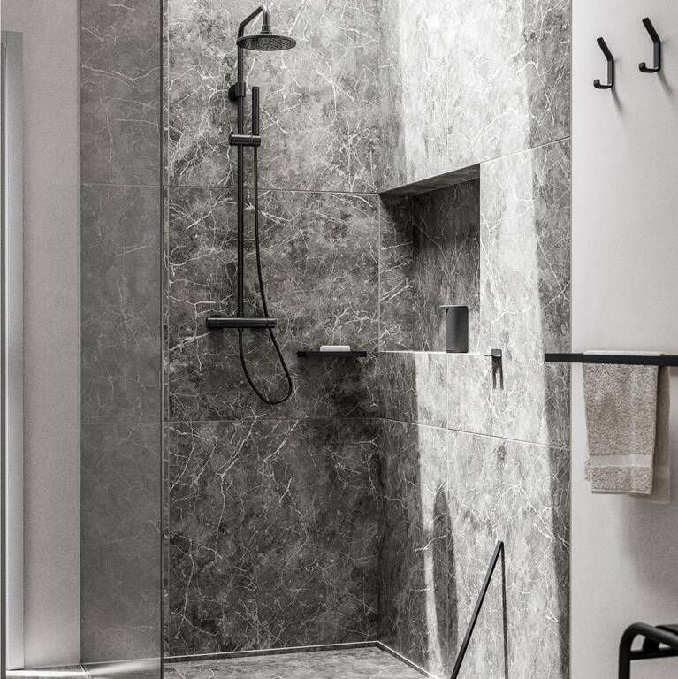 Zone Denmark Double Rim Handdoekrek L 70 cm Zwart