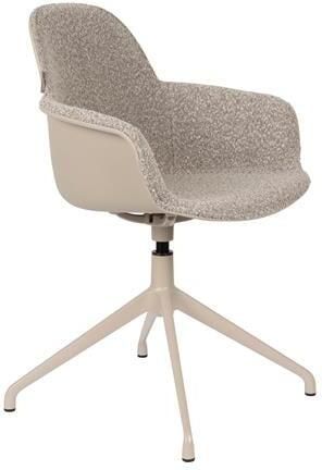 Zuiver Albert Kuip Swivel Eetkamerstoelen met armleuning Taupe Set van 2 - Foto 4