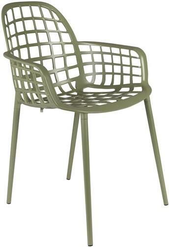 Zuiver Albert Kuip Tuinstoelen met armleuning Groen Set van 2 - Foto 7