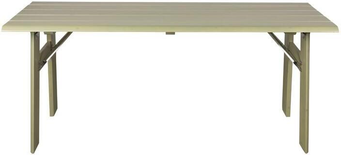 Zuiver Avenue Picknicktafel 180 x 79 cm Hout Groen