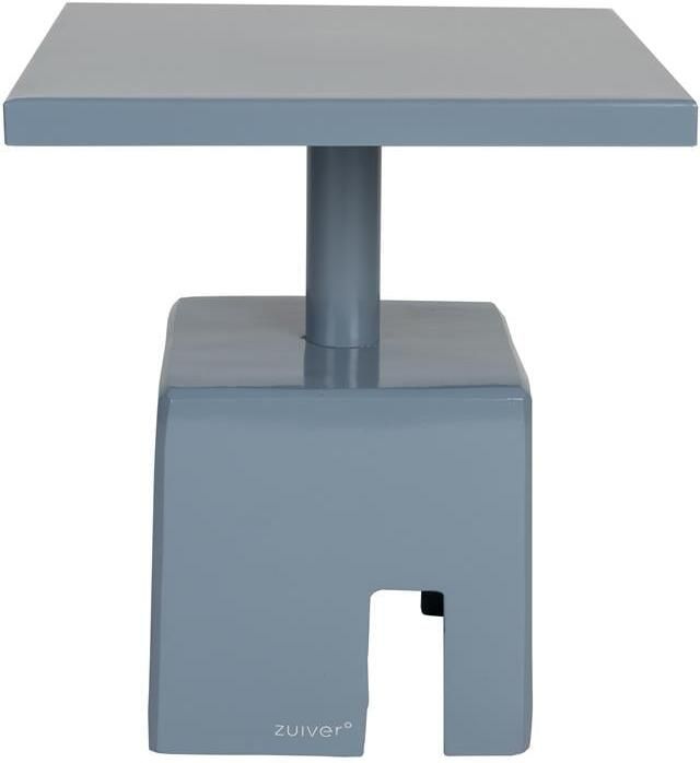 Zuiver Chubby Bijzettafel Vierkant 40x40 cm Blauw - Foto 3
