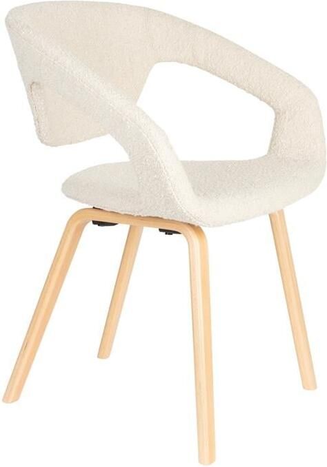 Zuiver Eetkamerstoel Flexback Bouclé Beige