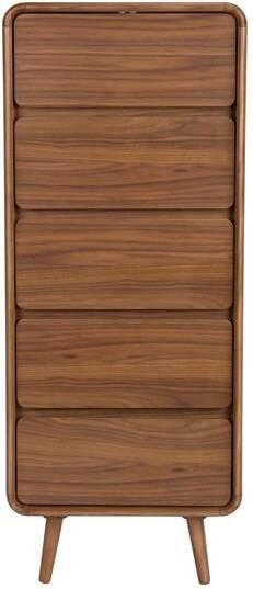 Zuiver Ladekast Rise Walnoot Met 5 laden Bruin - Foto 4