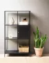 Giga Living Boekenkast Metaal Zwart 5 Planken 80cm Soft Closing Kast Malibu - Thumbnail 1