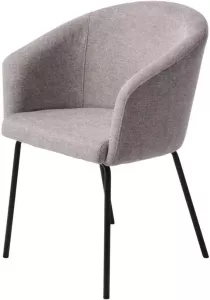 Giga Living Eetkamerstoel Weston Lichtgrijs Fabric