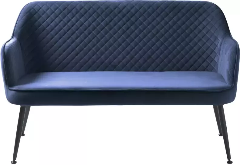 Giga Living Lounge Bank Blauw Velvet 71x128 5x80 5cm Bank Berrie - Foto 3