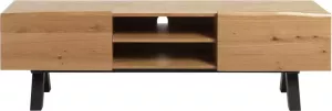 Giga Living Tv-meubel Eikenhout Naturel 170cm 2-Deurs Kast Oliveto