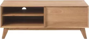 Giga Living Tv-meubel Eikenhout Naturel 120cm 2 Vakken Kast Rho