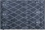 Giga Living Vloerkleed 200x300cm Geruit Grijs Polyester Vloerkleed Florence - Thumbnail 1
