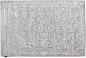 Giga Living Vloerkleed 160x230cm Zilver-Grijs Polyester Vloerkleed Verona